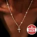 新作レディースクロスペンダントS925スターリングシルバーネックレス