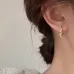 18Kゴールドメッキの高級イヤリング